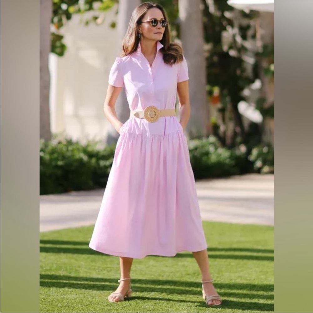 J. McLaughlin Light Pink Makenna Dress XS